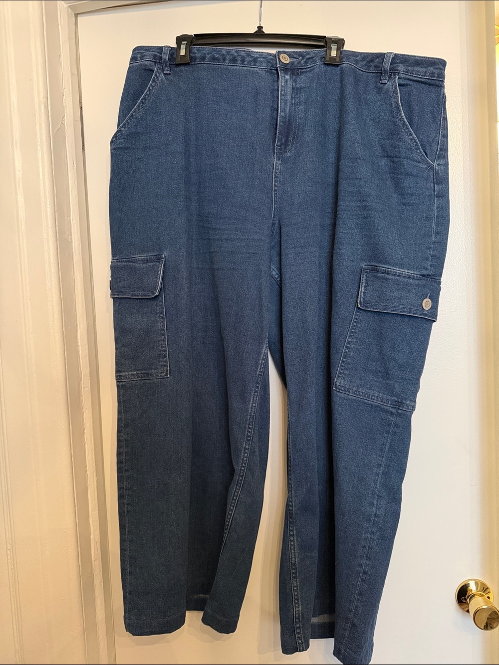 Eloquii Wide Leg Cargo Jeans